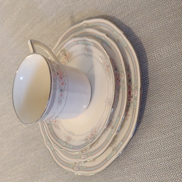 NEW Noritake Ivory China Rothschild Vintage collection 4 peace tee set - Picture 7 of 11